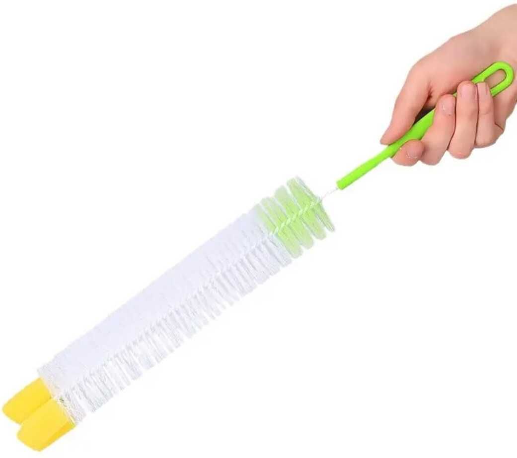 al atash 45cm Long Bottle Brush with Foam Sponge Tip, Flexible Neck Cleaning Scrubber-picture-42