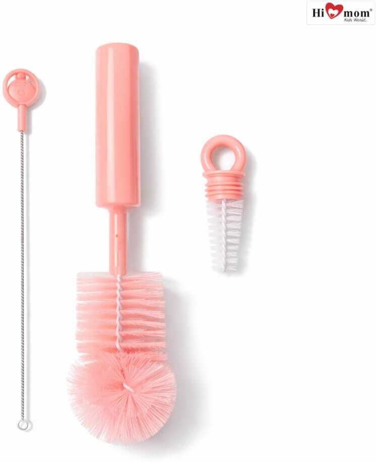 3-in-1 Baby Bottle Cleaning Brush Set (Blue)-image-26