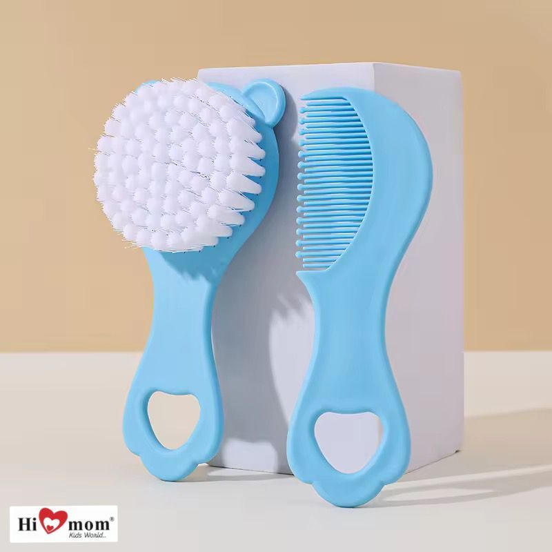 hi mom Baby Hair Brush and Comb Set for Newborn-picture-0