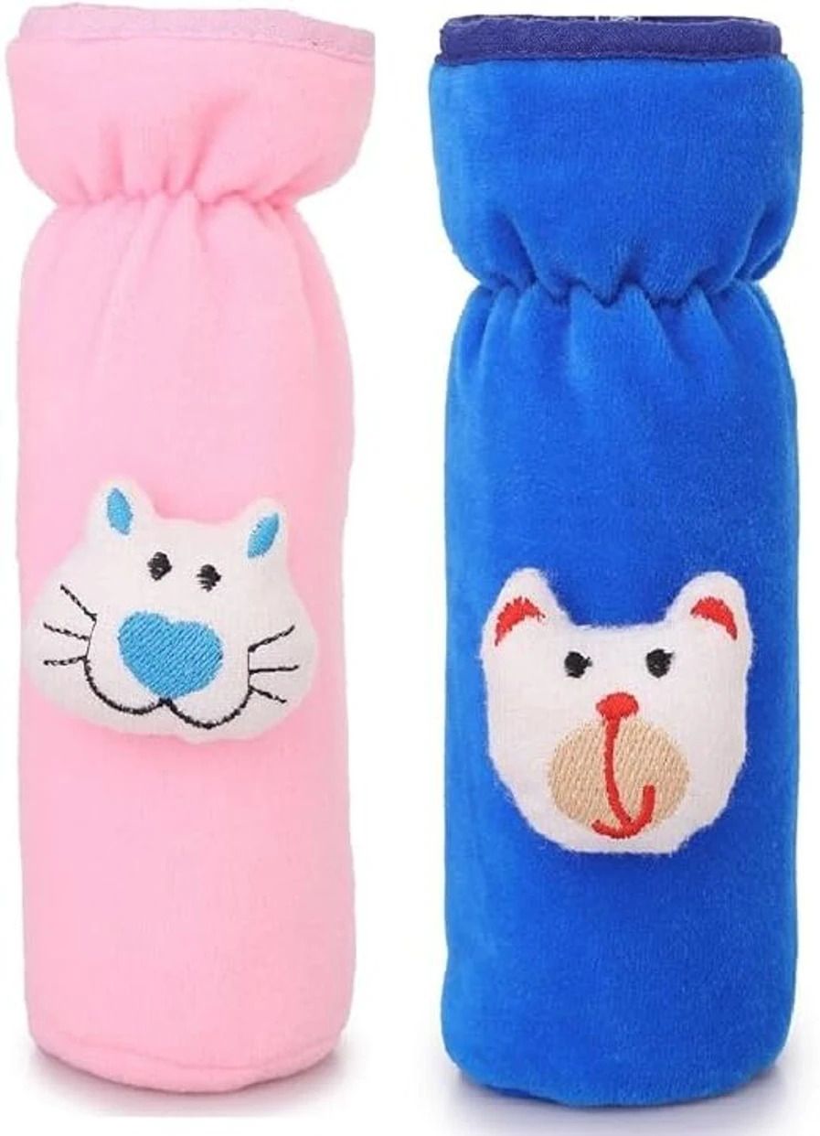 Classic Bottle Cover For Babies Soft Plush Stretchable Baby Feeding-image-9