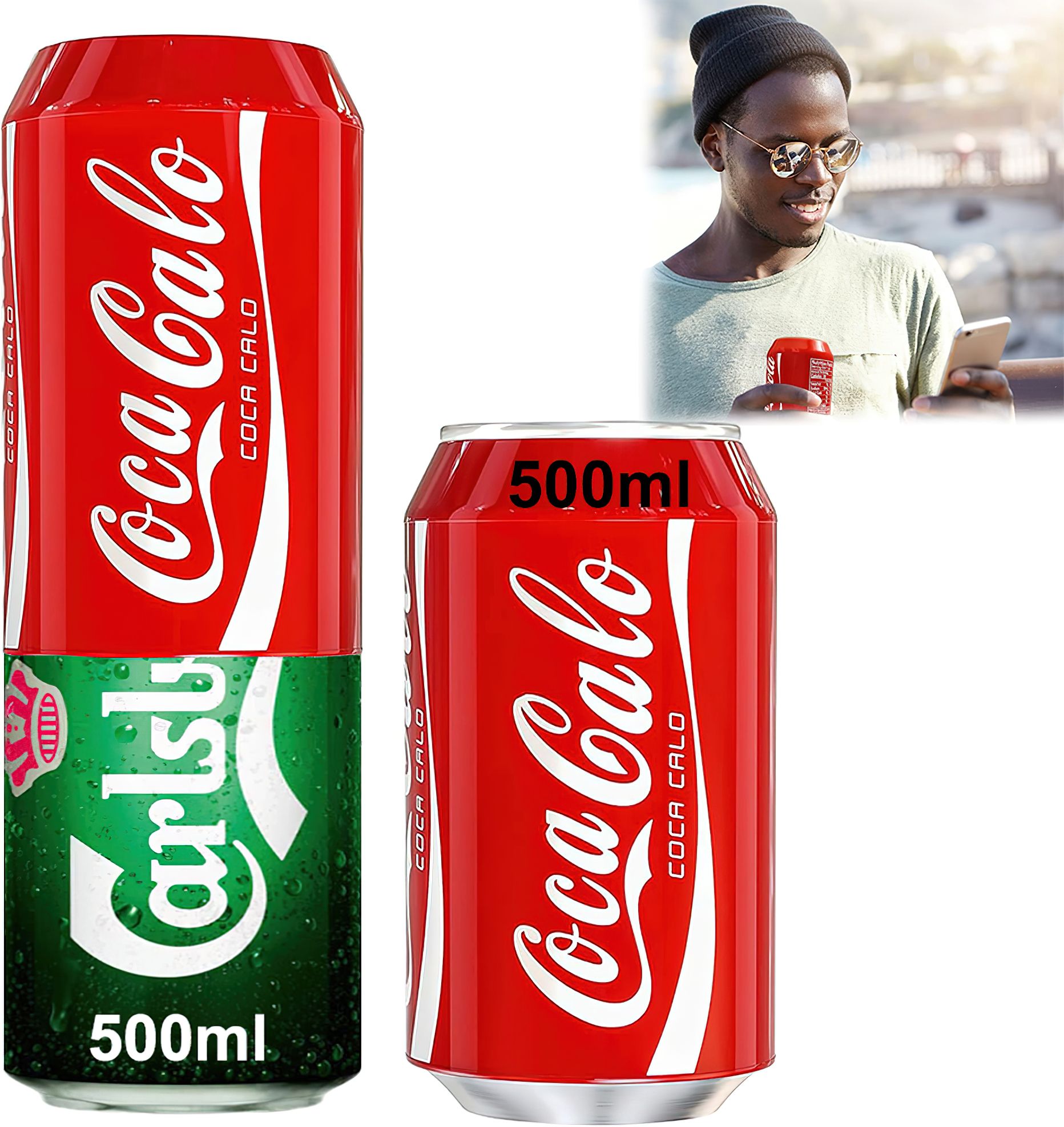 Beer Can Cover 500ml Bear Can Cover Silicone Sleeves for Hiding Soda Cans 2 Pcs-image-11
