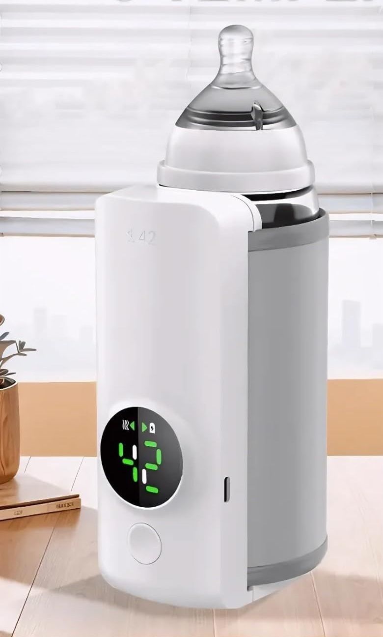 USB Rechargeable Milk Warmer for Baby Feeding at Home & Travel-image-1