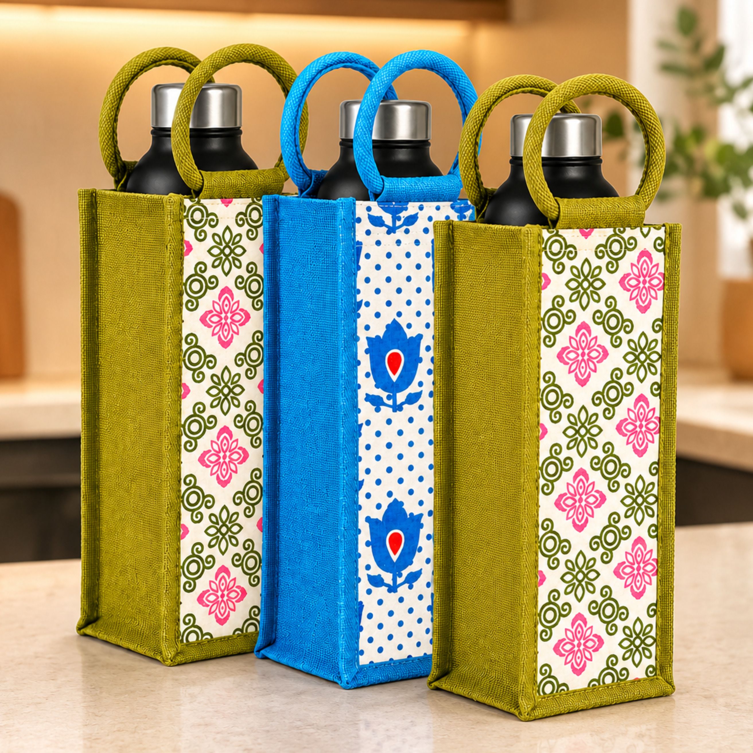 Jute Water Bottle Carry Bag | Reusable Eco-Friendly Bottle Cover, 2L-image-33