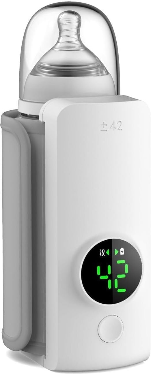 wundervox Cordless Baby Bottle Warmer with 6 Temperature Levels for Breast Milk & Formula-picture-24