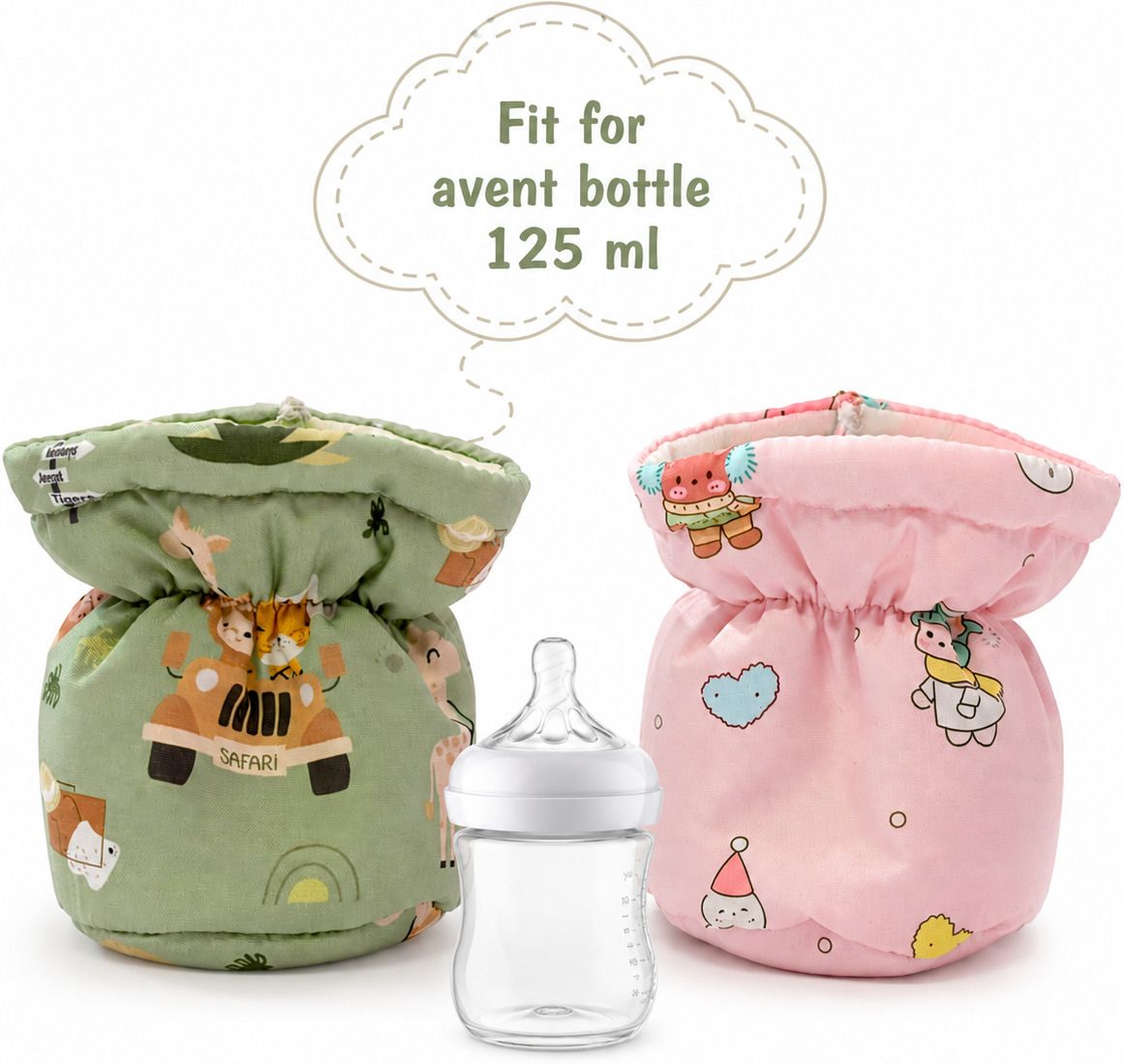 vborn Bottle Covers for Avent/Broad Neck Soft Feeding Bottle Cover for 125ml-picture-29