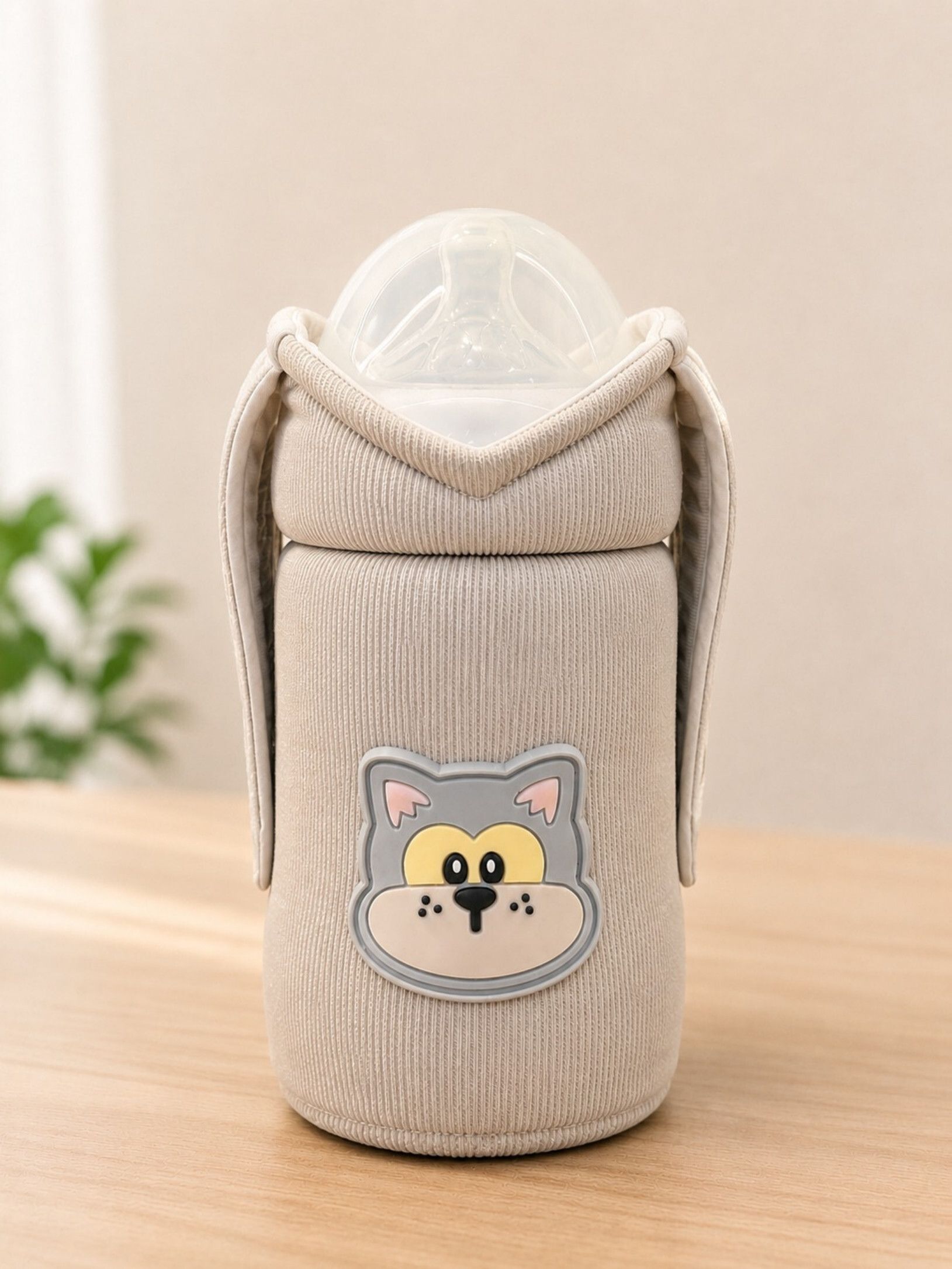 the little lookers Baby Feeder Cover Sleeve with Handles | Soft Water Resistant Bottle Cover-picture-20