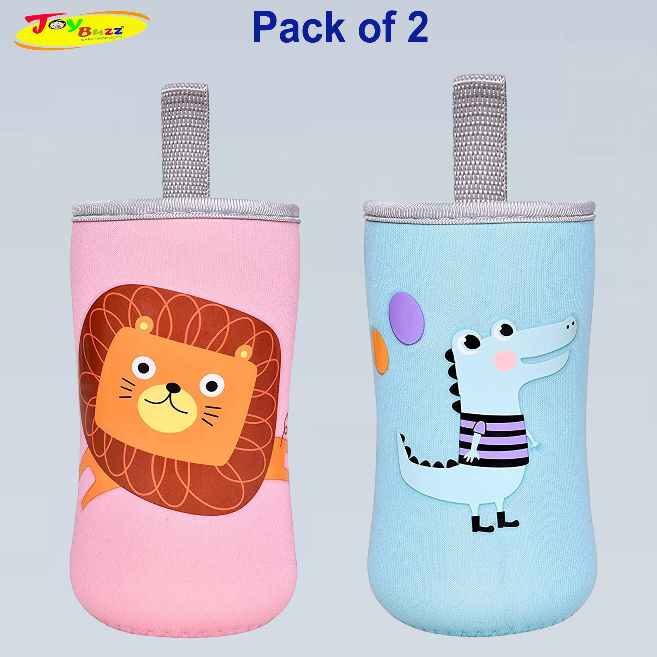 joy buzz Adjustable Feeding Bottle Cover Slim Neck Milk/Water Bottles Cover - Pack of 2-picture-45
