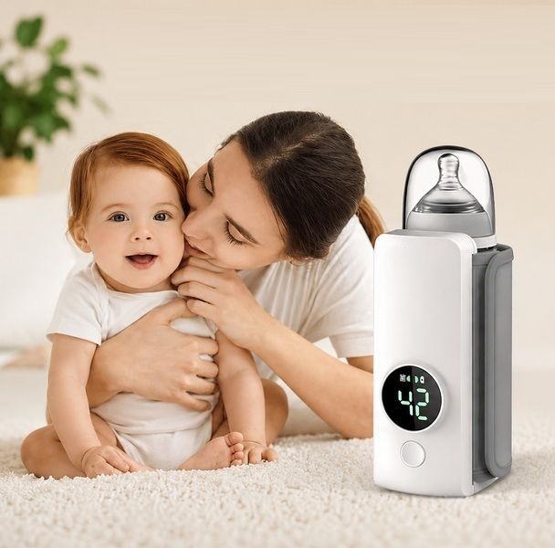 wundervox Portable Baby Milk Warmer with Digital Temperature Adjustment-picture-33