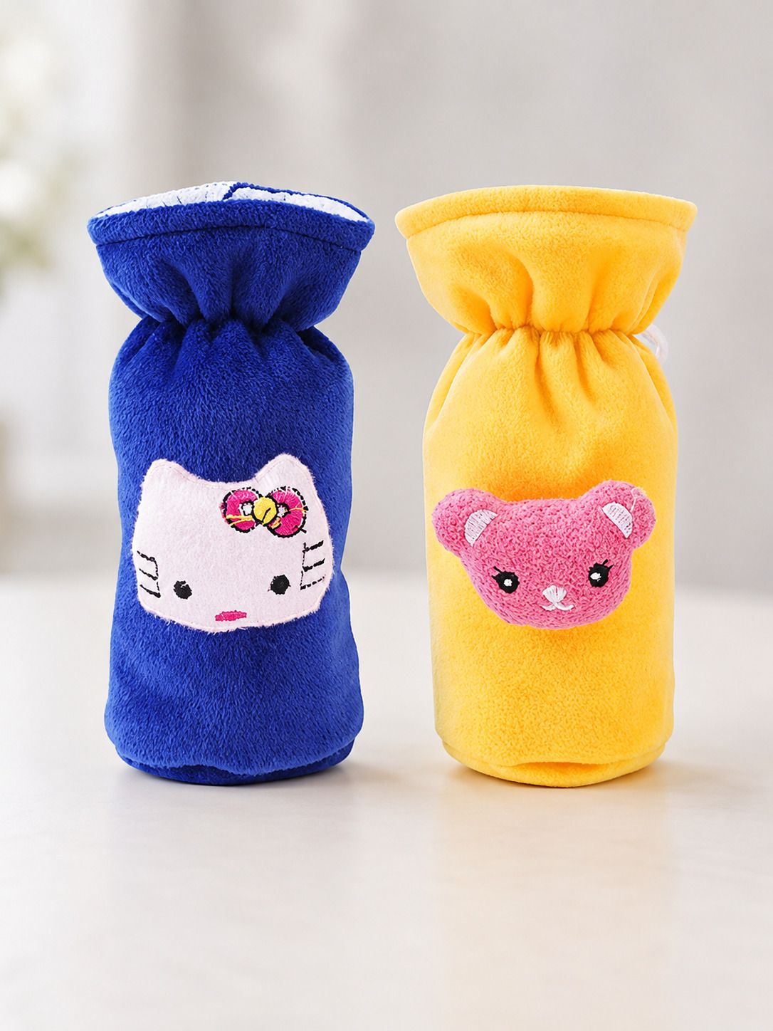 da anushi Soft Plush Small baby milk feeding bottle cover 60-125 ml-picture-32