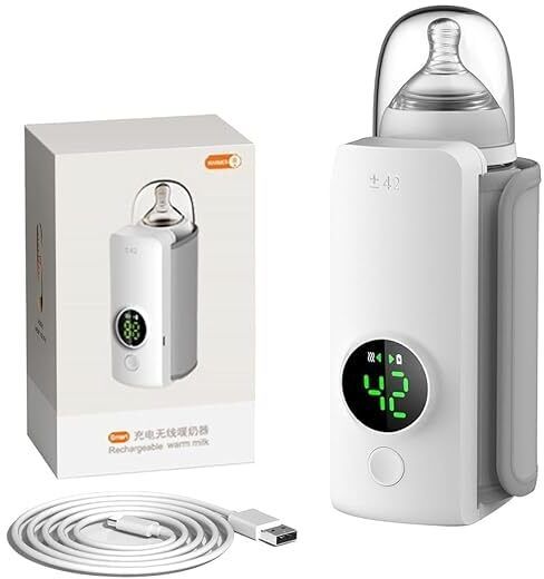 aarukcreation Portable Baby Bottle Warmer with Digital Display-picture-2