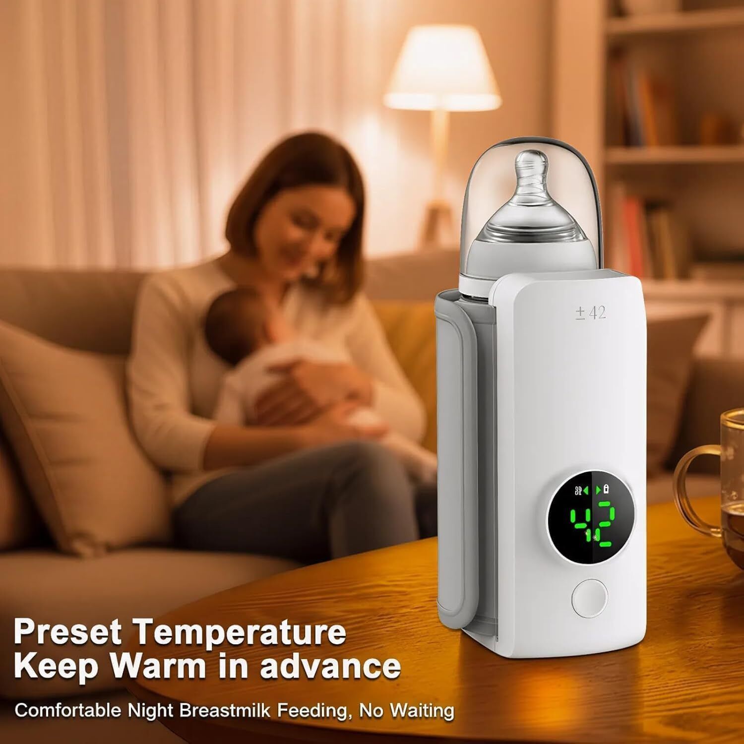 wundervox Cordless Baby Milk Warmer with Adjustable Temperature Control-picture-30
