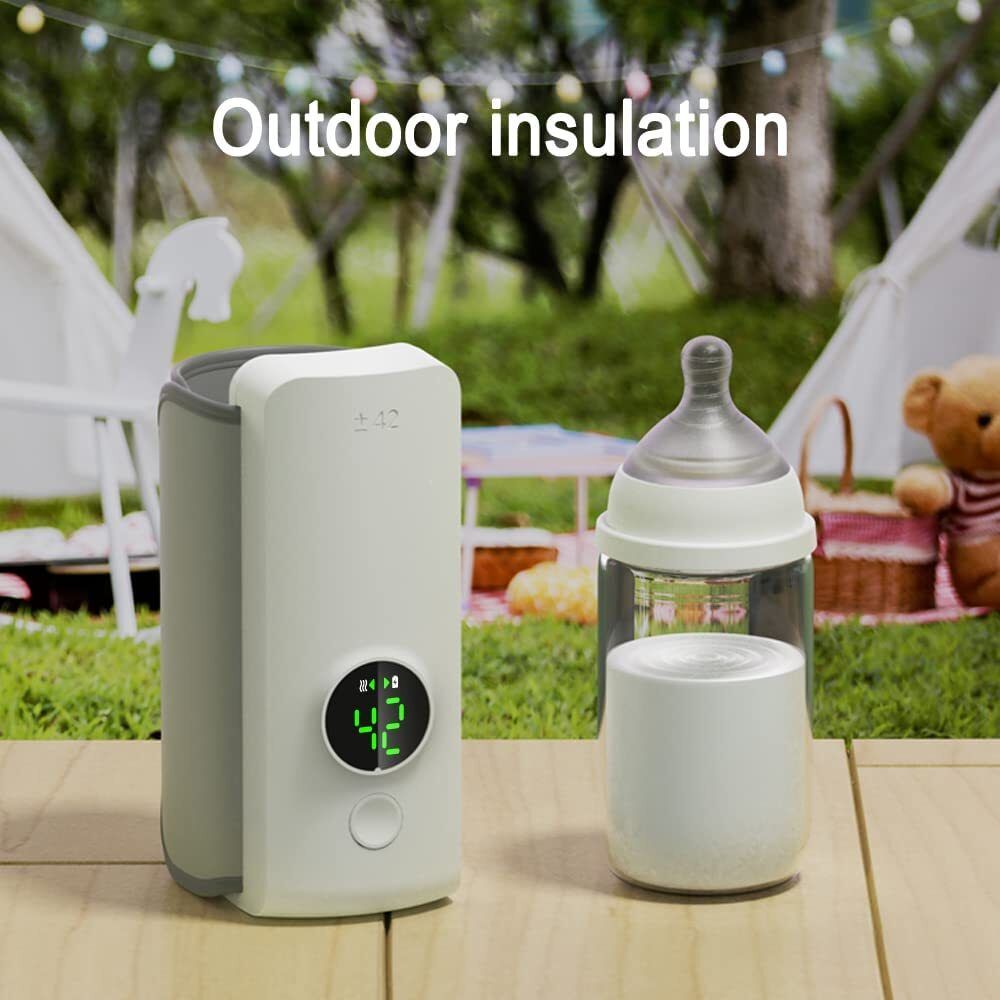 voltegic Rechargeable Travel Bottle Warmer for Baby Feeding with Cordless Design-picture-25