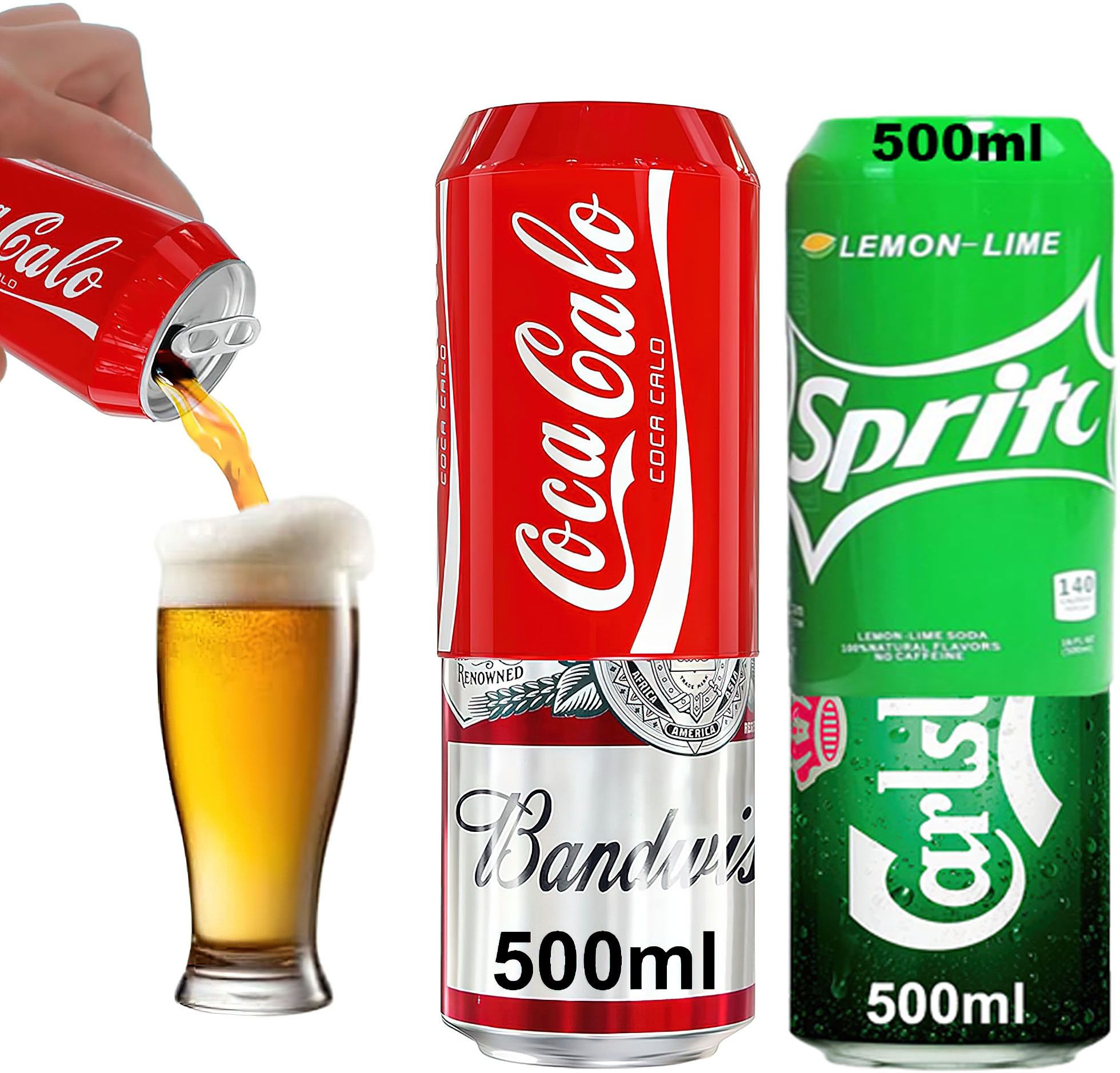 vustica Beer Can Cover 500ml Bear Can Cover Silicone Sleeves for Hiding Soda Cans 2-Pcs-picture-39