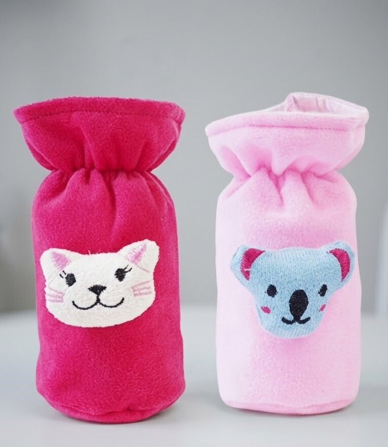 da anushi Soft Plush Small baby milk feeding bottle cover 60-125 ml-picture-29