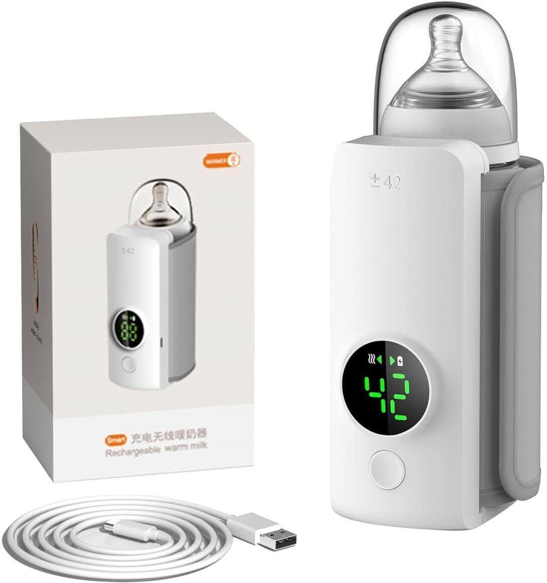 Travel-Friendly Baby Bottle Warmer Cordless for Home, Car & Outdoor Use-image-42