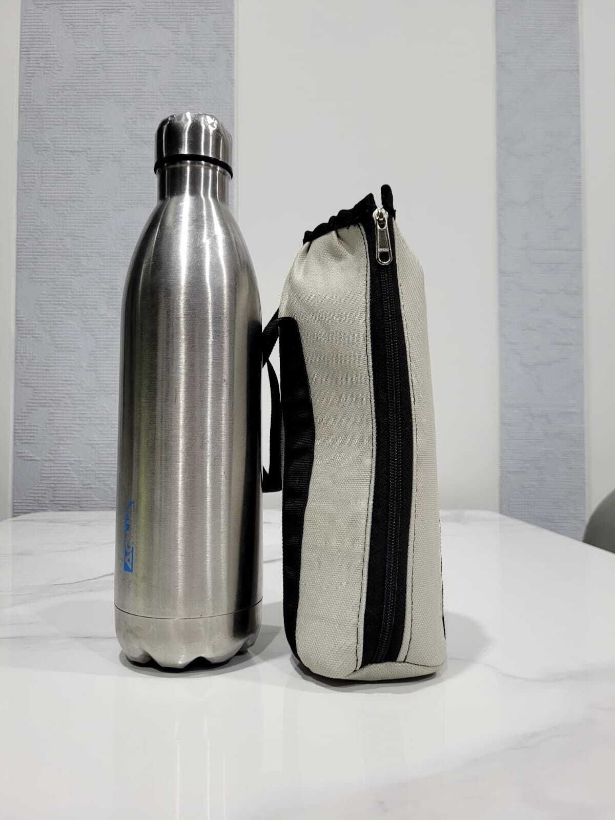 Jina Portable Water Bottle Cover With Shoulder Handle & Zipper Closure, 1 Littre-image-45
