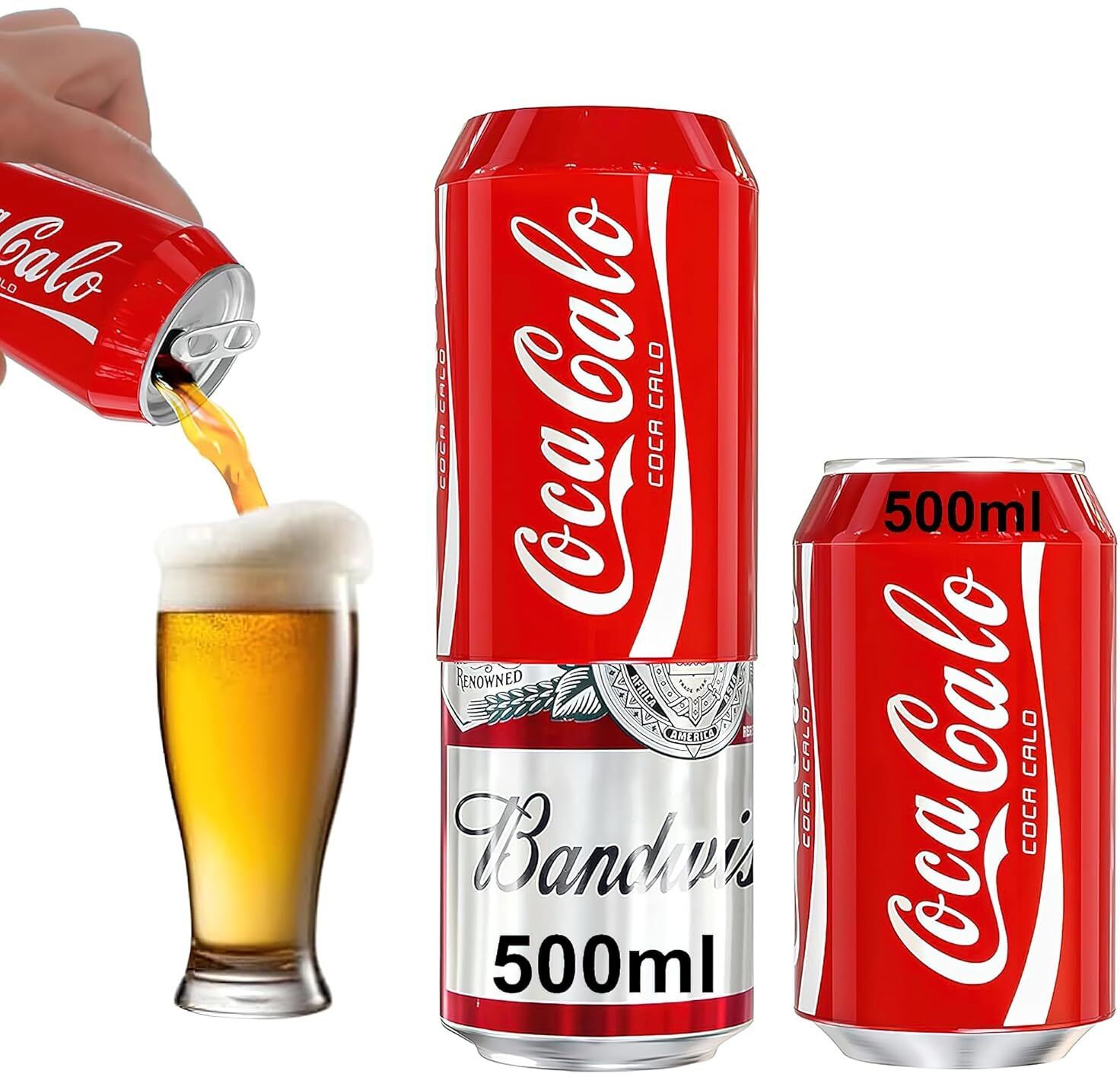 niralasa Beer Can Cover 500ml Silicone Sleeve Pack of 2, Can Cover for Bottle Cans & Tins-picture-4