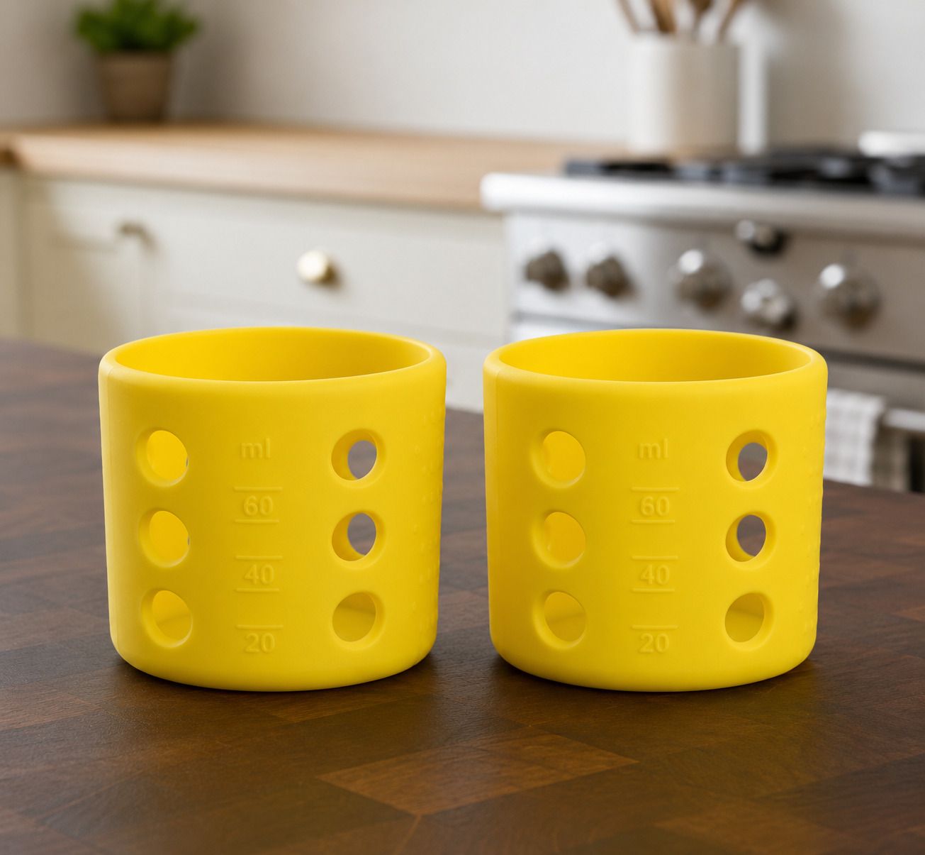 2 PCS 60ml Silicone Baby Feeding Bottle Cover | Insulated Protection for Babies-image-24