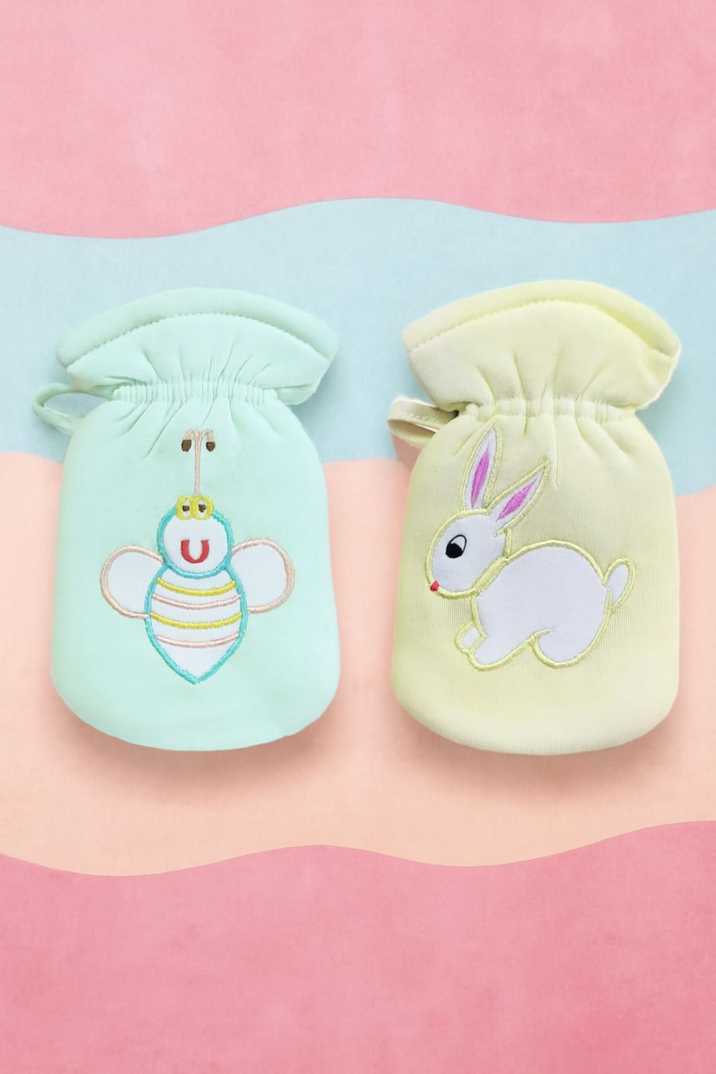 mw prints Baby Boys & Girls Bottle Covers - Soft, Washable Hosiery, Pack of 2-picture-10