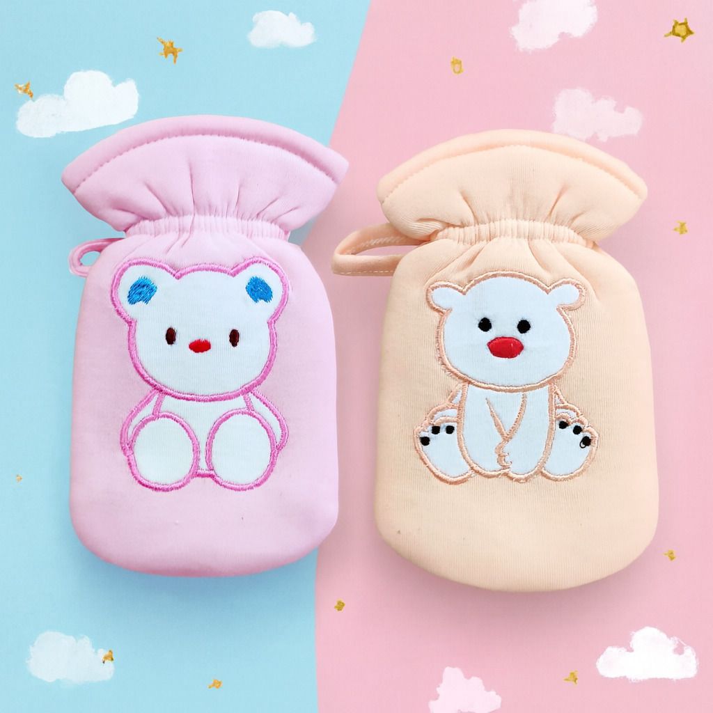 lala maneet Comfortable Baby Bottle Covers - Washable Hosiery for Boys & Girls, 2 Pieces-picture-13