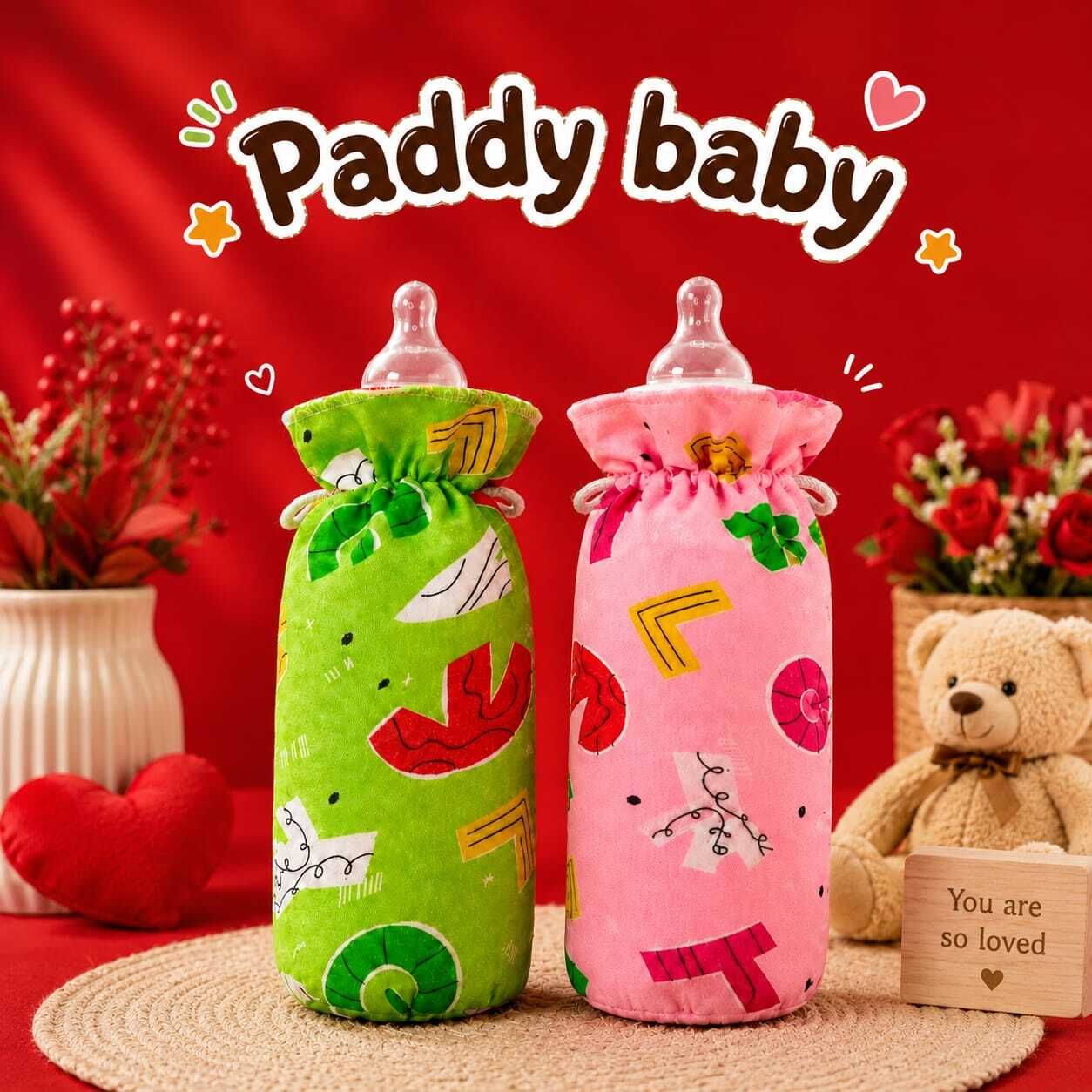 paddy baby pink green bottle cover pack of 2-picture-37