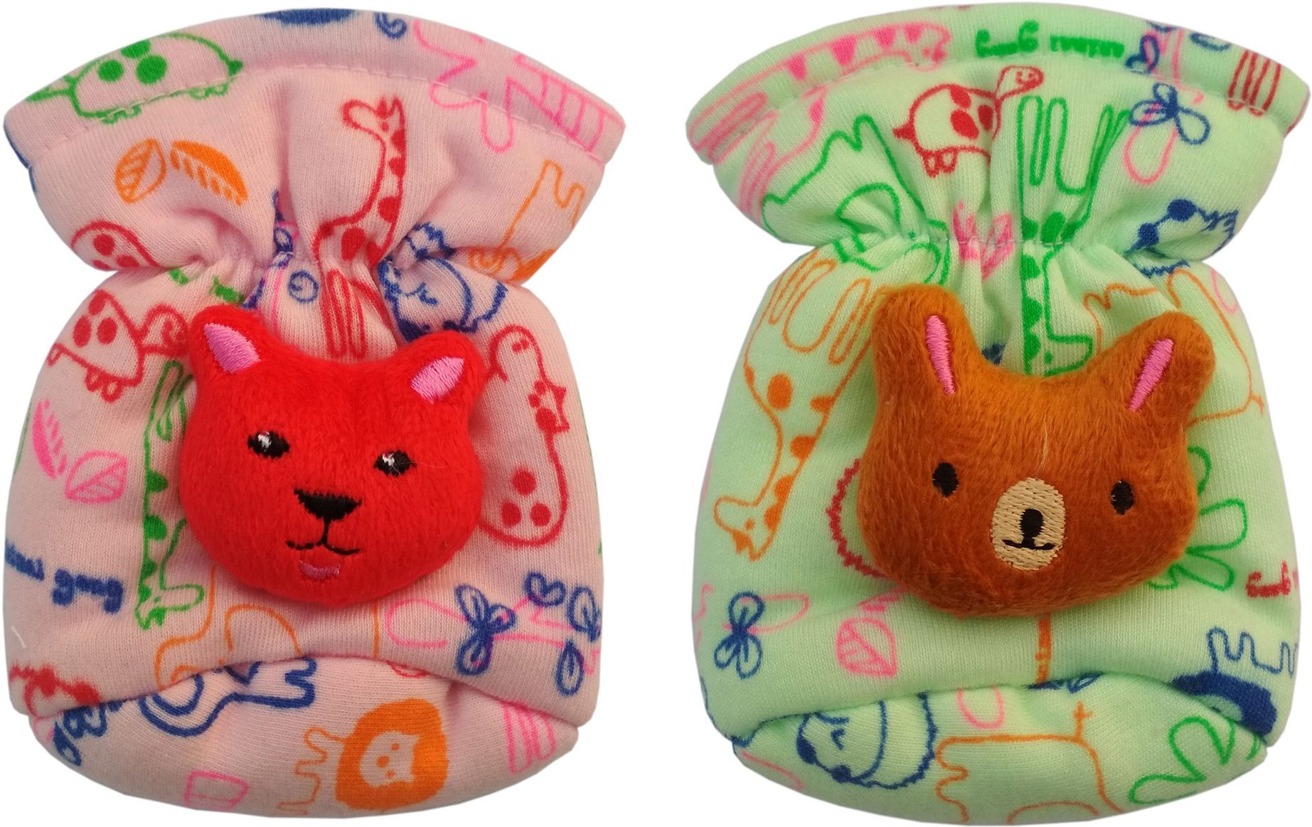 SOFT COTTON STRECHABLE BABY FEEDING BOTTLE COVERS, FOR 125-150 ML CAPACITY-image-38