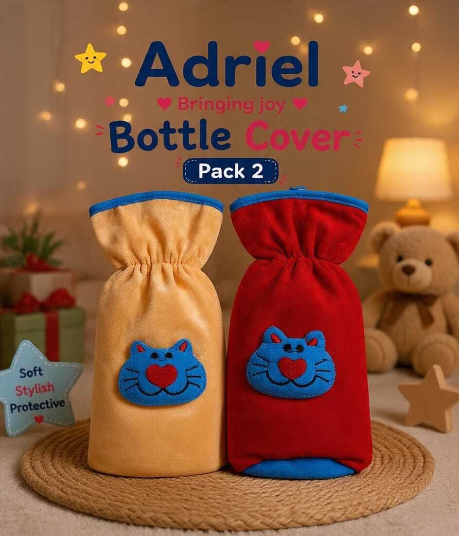 peach red bottle cover pack of to teddy-image-7