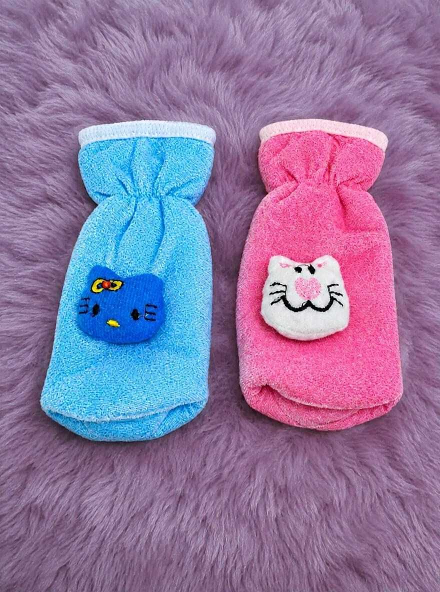 teddy bottle cover pack of 2 pink blue-image-2