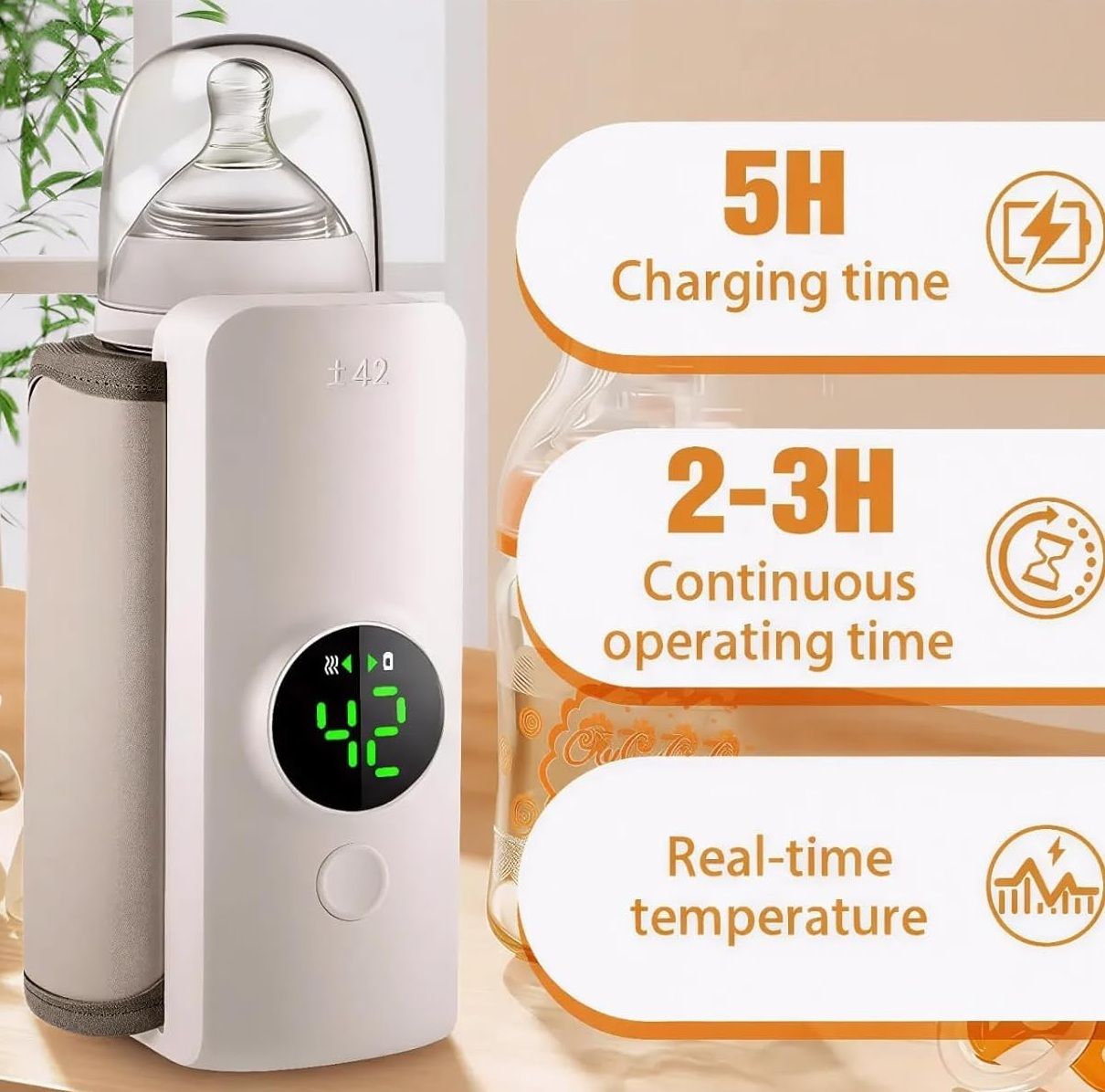 voltegic Baby Bottle Warmer with Intelligent Temperature Control & Heat Preservation-picture-17