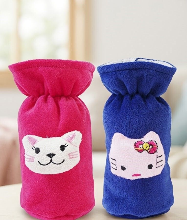 da anushi Soft Plush Small baby milk feeding bottle cover 60-125 ml-picture-28