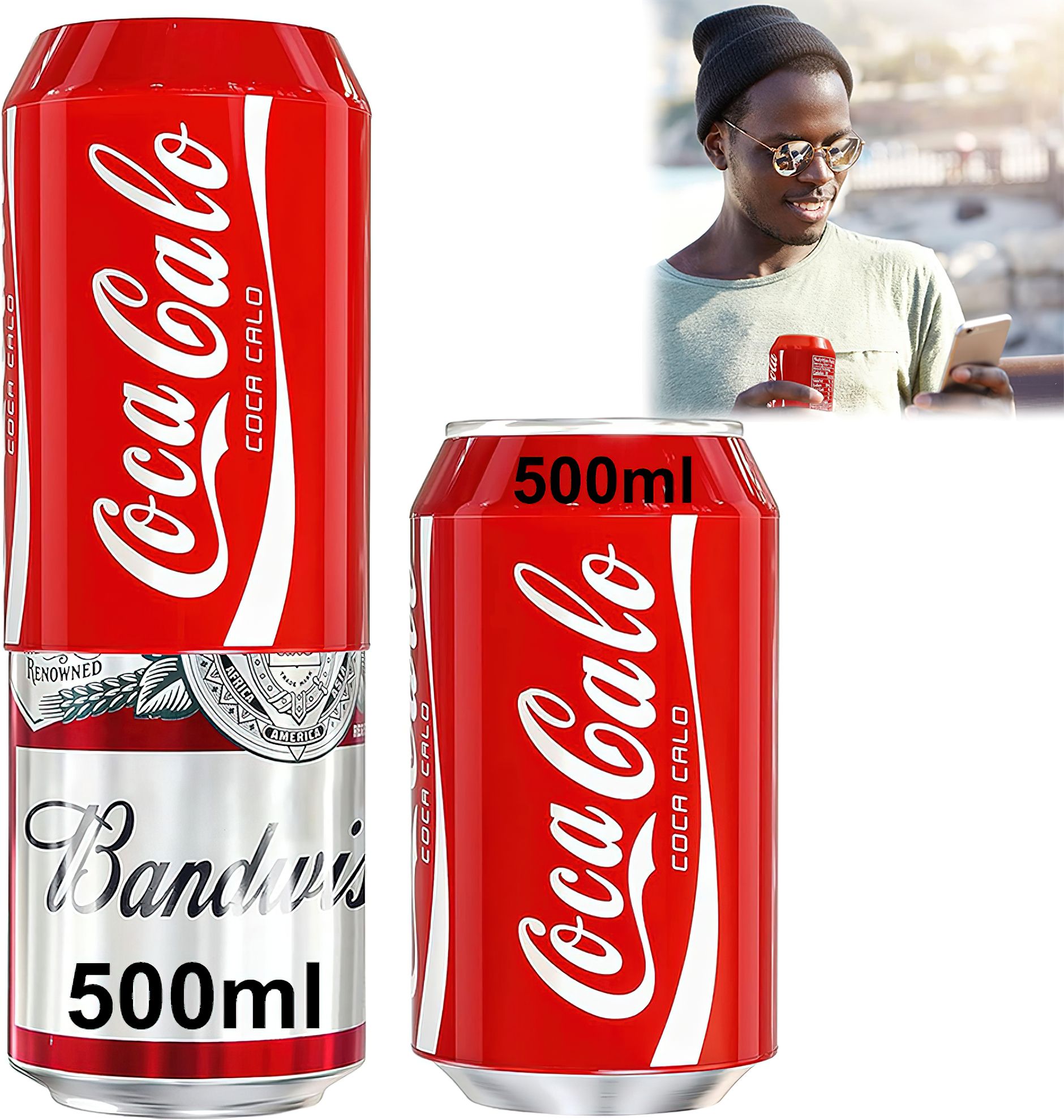 Beer Can Cover 500ml, Bear Can Cover, Silicone for Hiding Soda and Cold Drinks-image-36