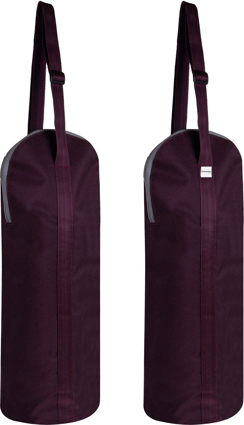 homestic by kuber industries Rexine Adjustable Strap & Zipper Bottle Cover|2.5 Ltr|XL Size|Pack of 2|Purple-picture-26