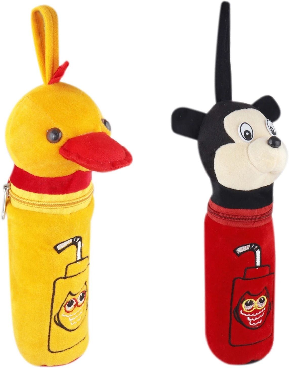 Duck/Mickey Milk Feeding Bottle Cover Pack of 2