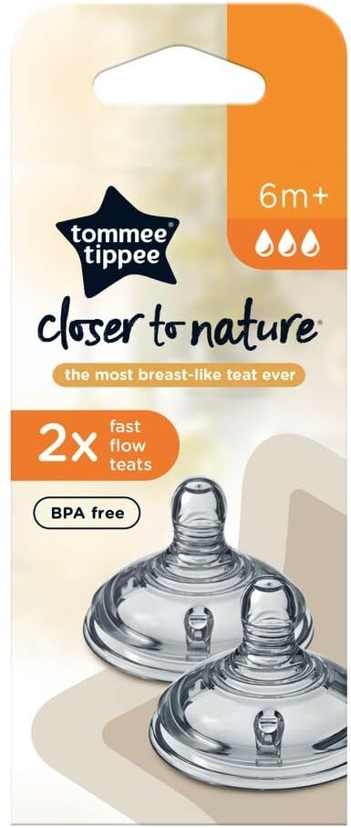 Nipples, Fast Flow, 2-Count Fast Flow Nipple-image-38