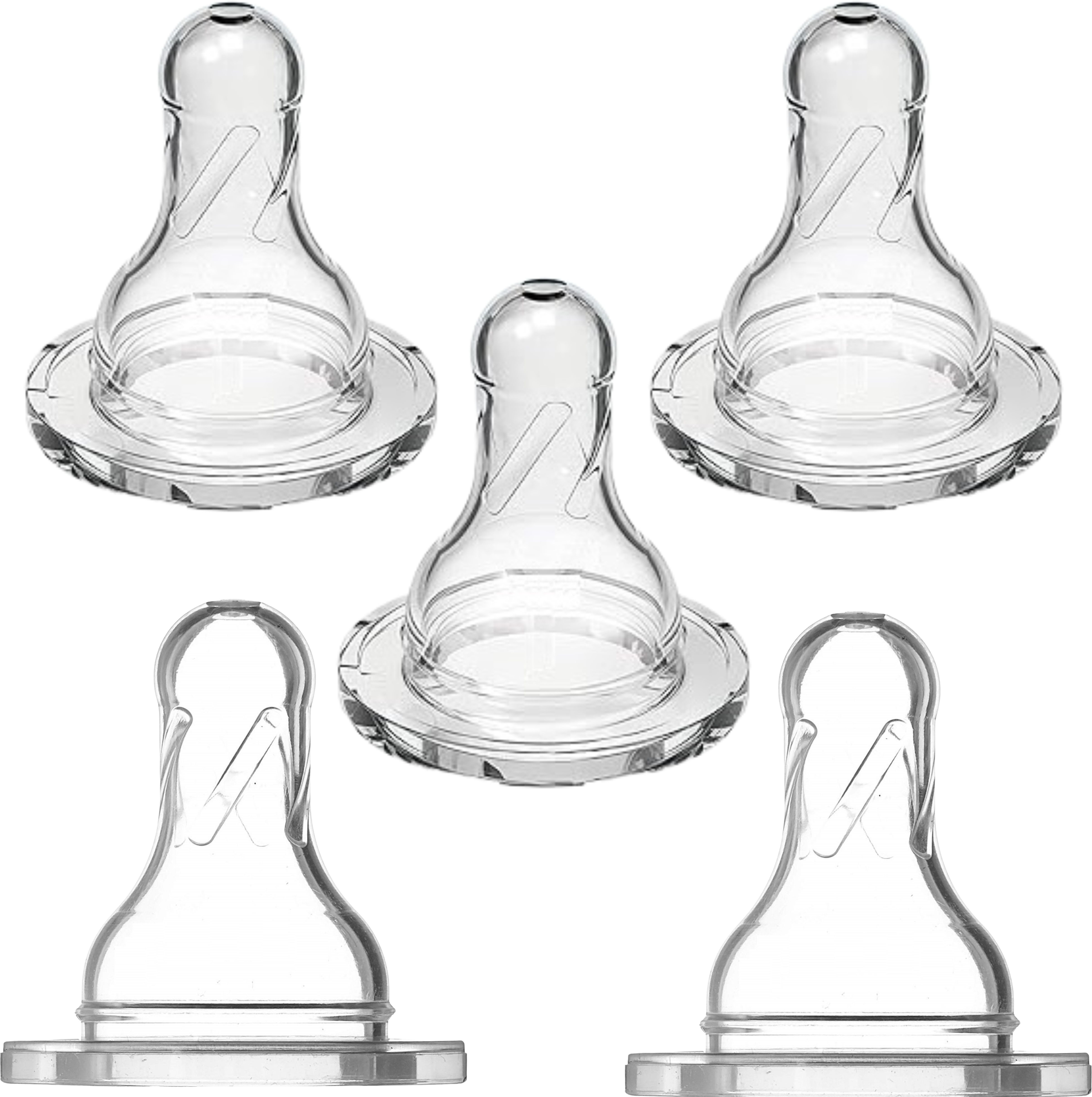 Premium Soft Gentle Natural Feel Liquid Anti-Colic Leak-Proof Silicone Nipple Medium Flow Nipple-image-36