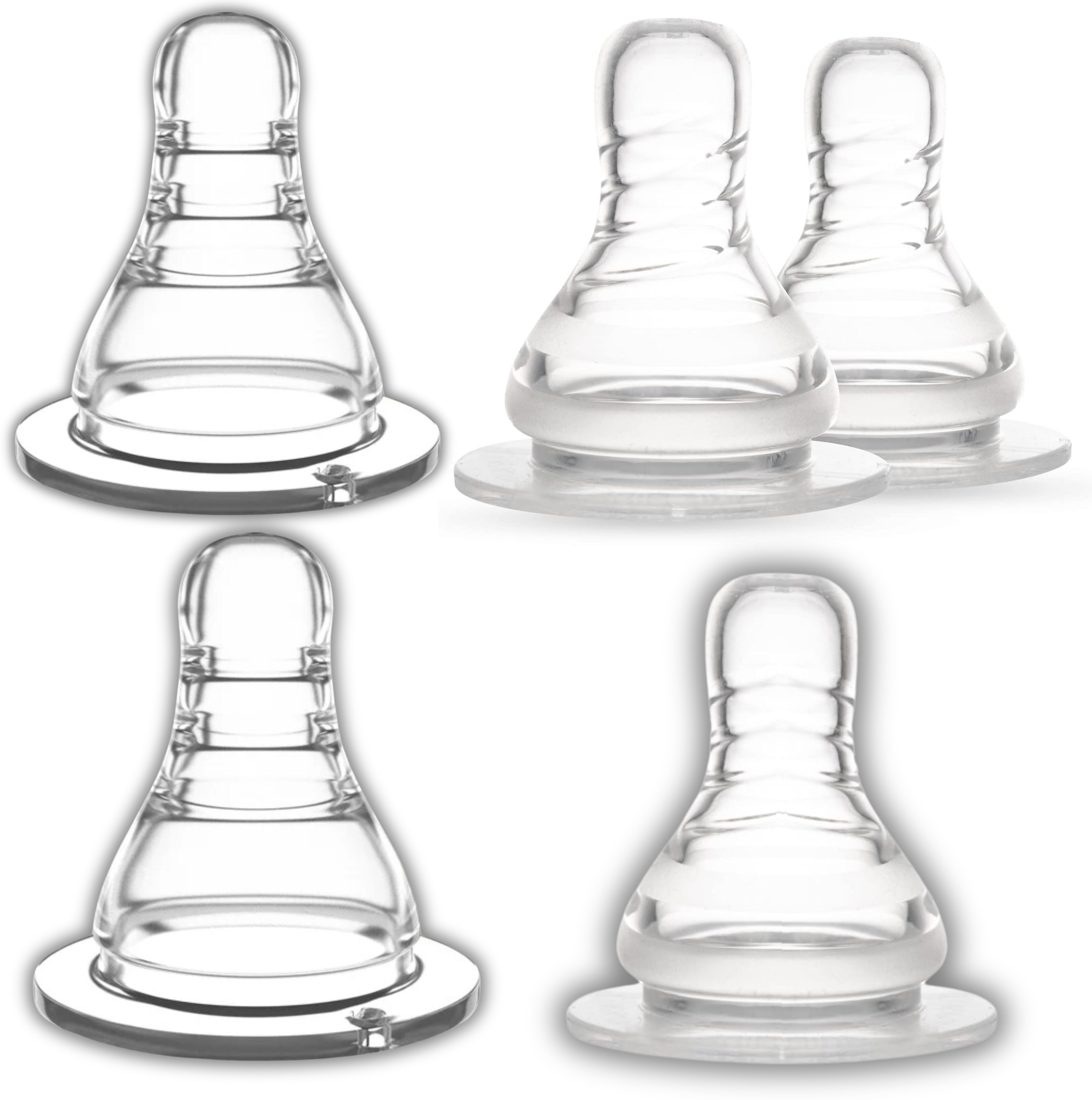 Premium Essential Teat Silicone Nipple Soft Gentle Natural Liquid Anti-Colic Variable Flow Nipple-image-31
