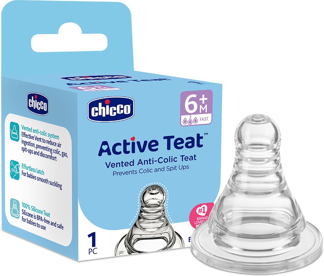 Active Teat 6 Months+ Fast Flow Nipple