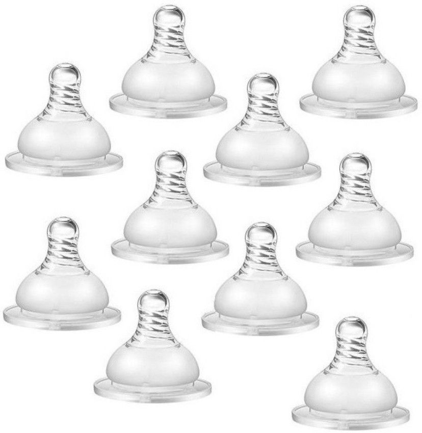 jaydison Wide Neck Nipple All Kinds of Mouth Feeding Bottles/Steel Feeders Fast Flow 10pc Fast Flow Nipple-picture-11