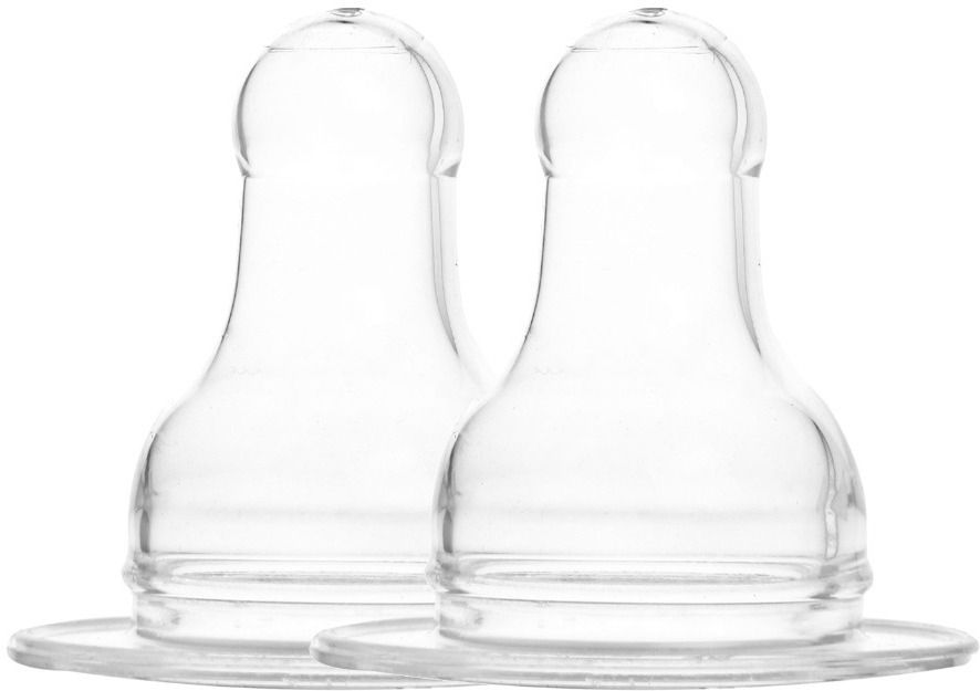 naughty kidz Anti-Colic Silicone Teat/Nipple For Baby Feeding Bottle, 0m+, Bpa Free Variable Flow Nipple-picture-10