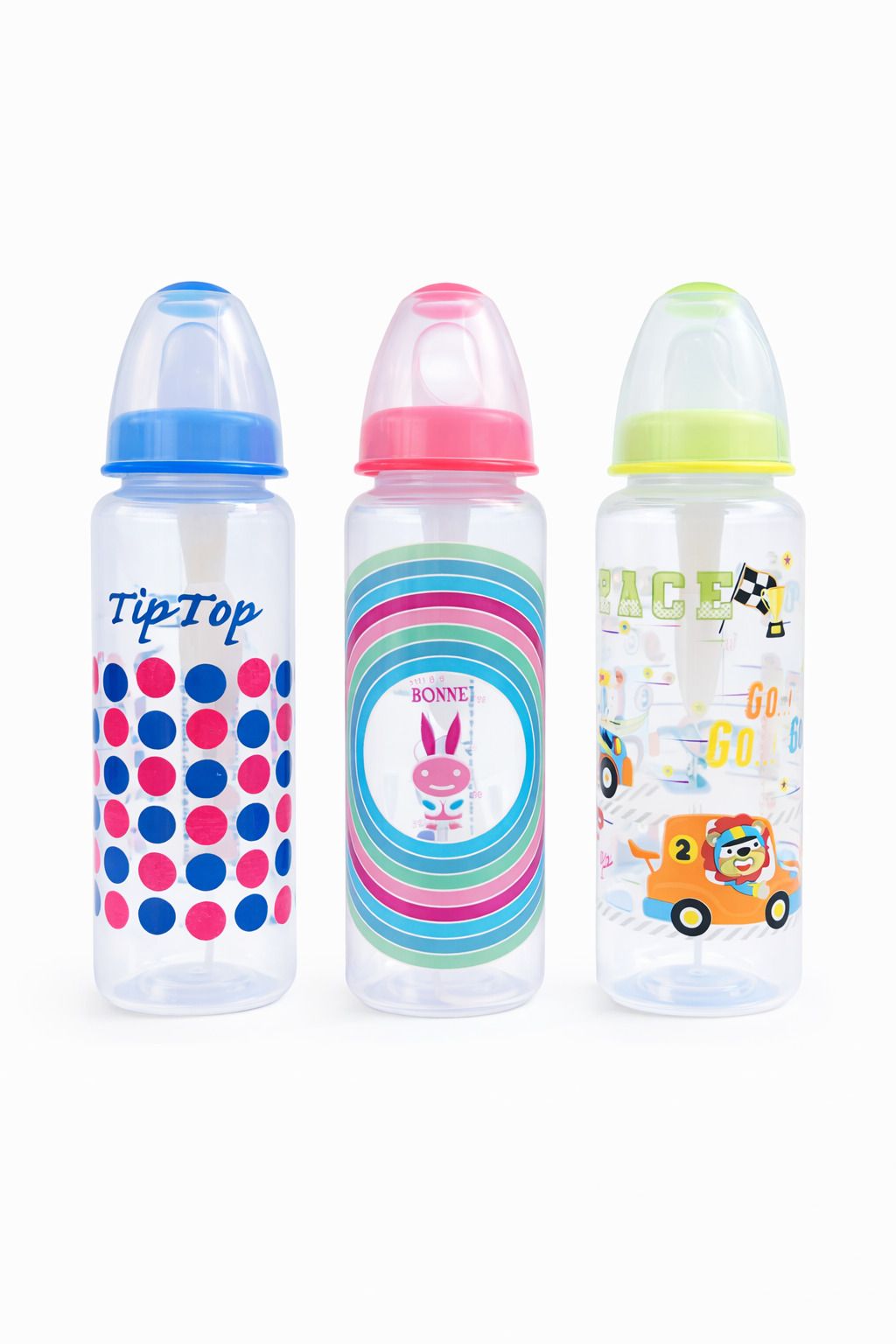 Model Tip Top Baby Feeding Bottle | BPA Free | Cute Printed Milk Bottle Medium Flow Nipple-image-29