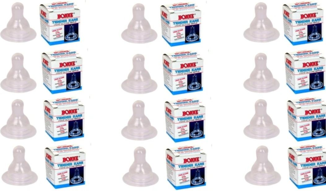 Flow Nipples for All Type Feeding Bottles nipple (pack of 12 ) New Born Flow Nipple-image-9