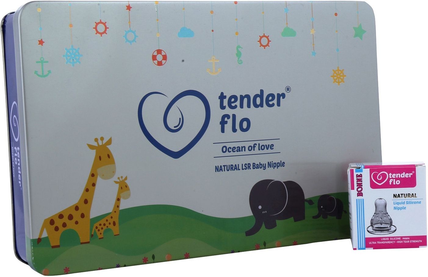 Tender Flo Natural LSR Baby Nipple Pack of 15pic Medium Flow Nipple-image-44