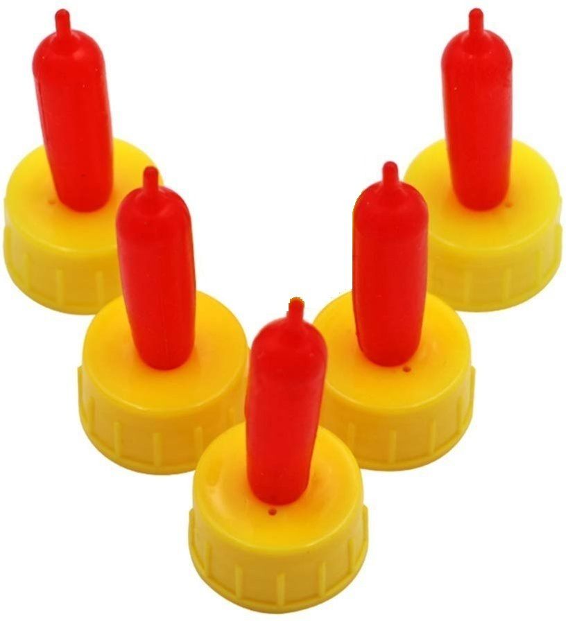 Cattle Feeding Bottle's Nipple Topper Universal for Pets & Cattles (5 Pcs) Variable Flow Nipple