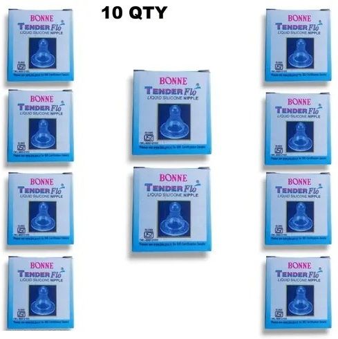 Newborn Bottle Nipples for All Type Feeding Bottles (pack of 10) New Born Flow Nipple