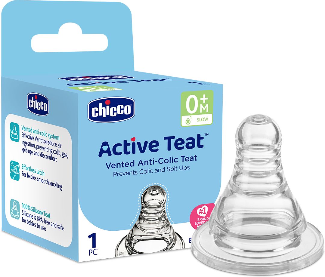 Active Teat Slow Flow Nipple