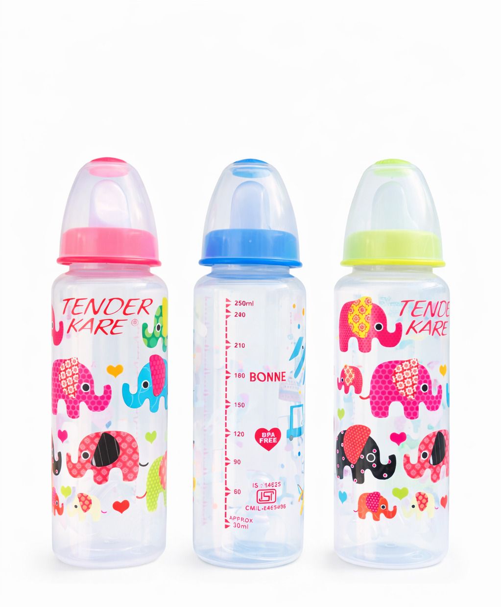 Model Designer Baby Feeding Bottle | BPA Free | Cute Printed Milk Bottle Medium Flow Nipple