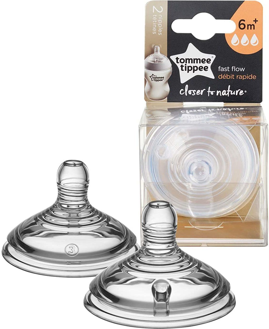 Closer to Nature Fast Flow Nipples, 2 Count Fast Flow Nipple-image-22
