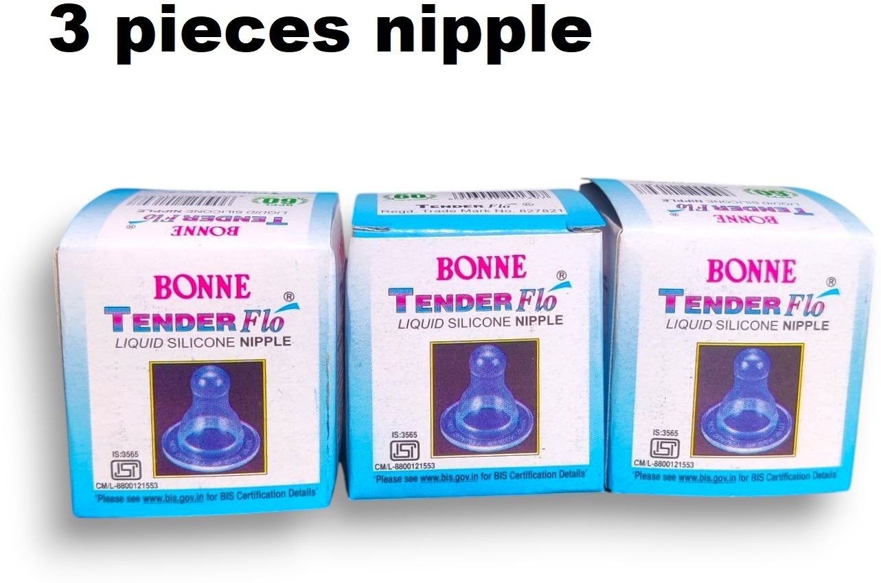 Beginner Feeding Bottle Nipple for Early Bottle Feeding (pack of 3 pcs) Slow Flow Nipple-image-22