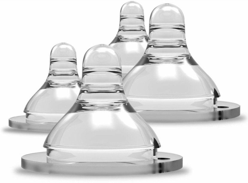 jaydison Wide Neck Nipple All Kinds of Mouth Feeding Bottles/Steel Feeders Fast Flow 4 pc Fast Flow Nipple-picture-35