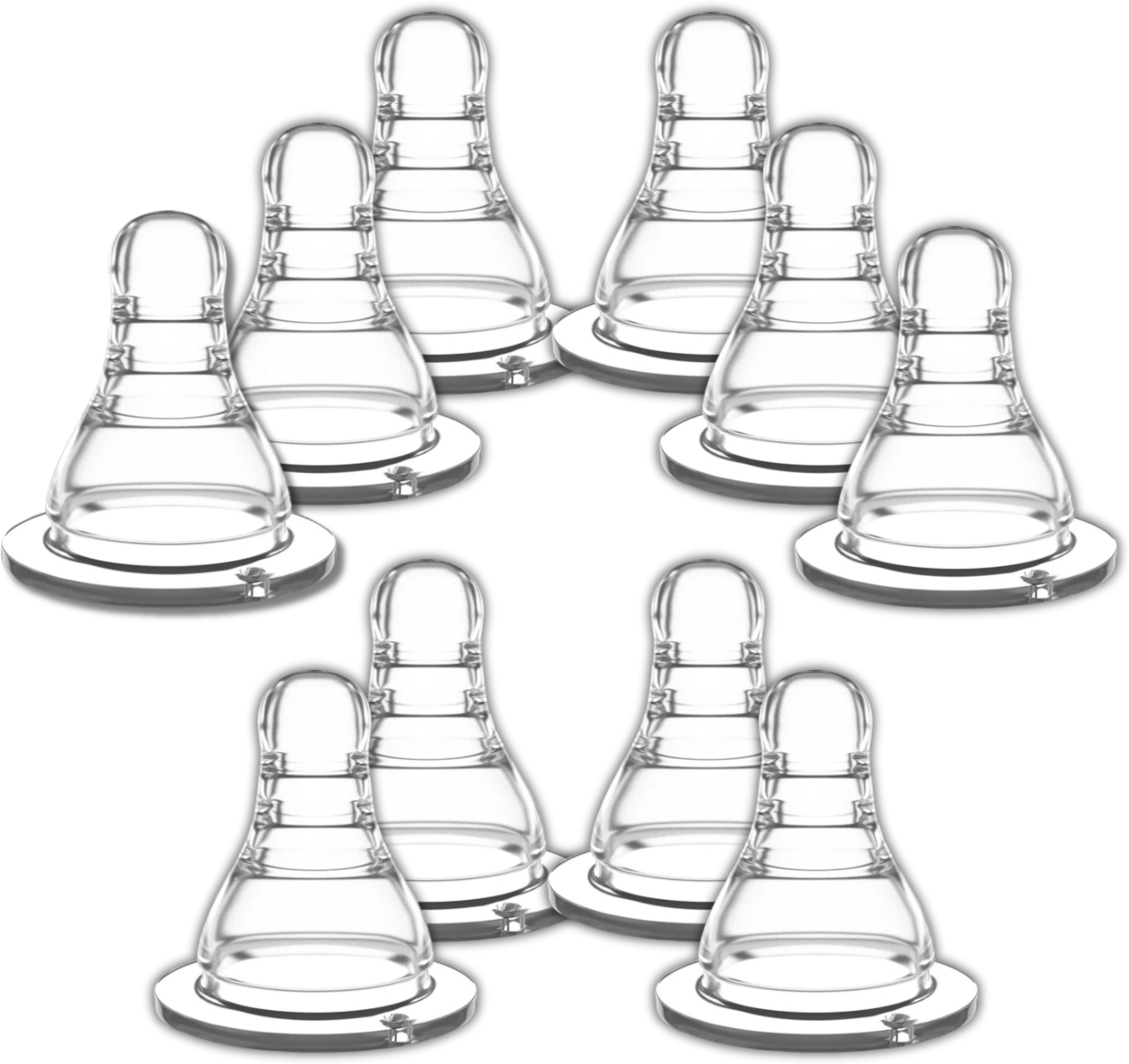 Premium Essential Teat Spiral Silicone Nipple Soft Gentle Natural Anti-Colic Variable Flow Nipple-image-39